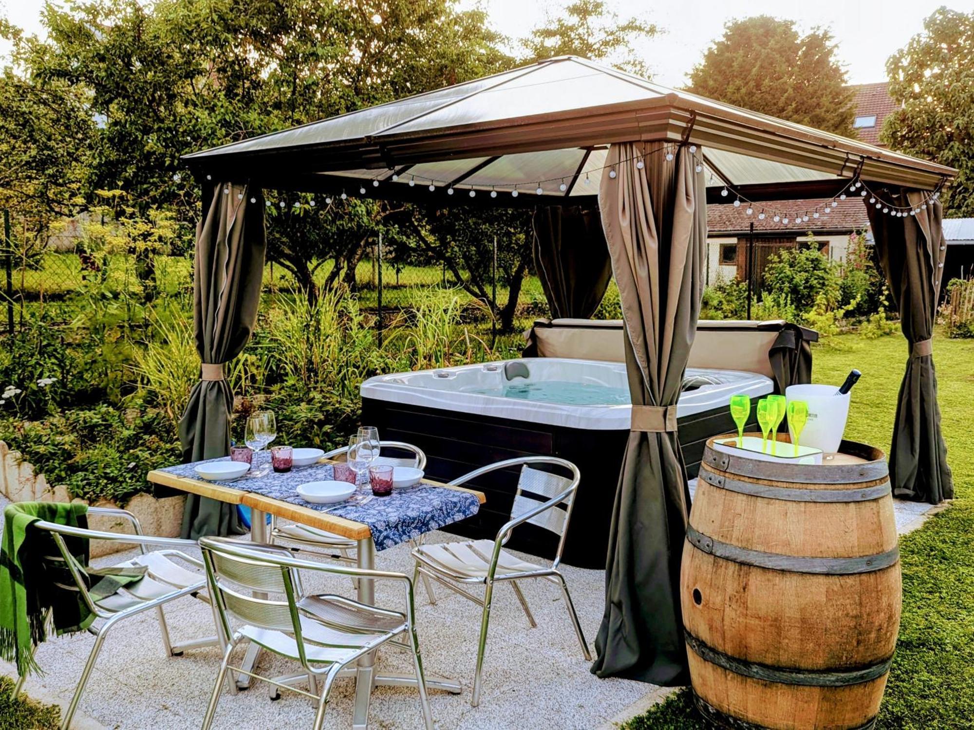 Le Cemarose: Spa, Jardin, Terrasse Et Jolie Vue Au Coeur D'エペルネー エクステリア 写真